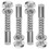 4pcs Spring Loaded Plunger Latches for Window Screen 10