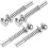 4pcs Spring Loaded Plunger Latches for Window Screen 9