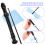Raindrops 1 Set Recorder Flute 8 Hole Design Abs Resin For Beginners 5