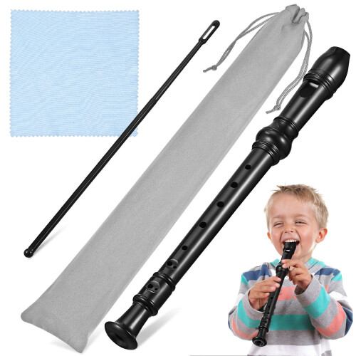 Raindrops 1 Set Recorder Flute 8 Hole Design Abs Resin For Beginners