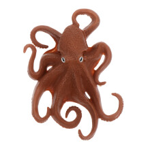 1Stbruin Simulatie Octopus PVC Zee Dier Ornament Voor Kinderen