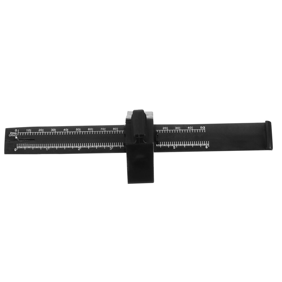 Black Pp Plastic Carpentry Marking Gauge Manual Parallel Scriber 3212264119443