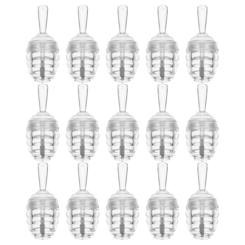 Artibetter 15Pcs Honey Pots Shaped Lip Gloss Tubes Balm Containers
