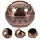 Lidded Desktop Ashtray for Home Office Use 3