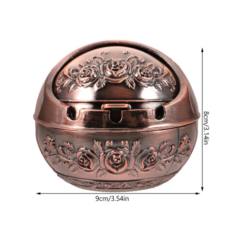 Lidded Desktop Ashtray for Home Office Use 1