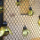 Small Bees Iron Wall Decoration Golden S 9