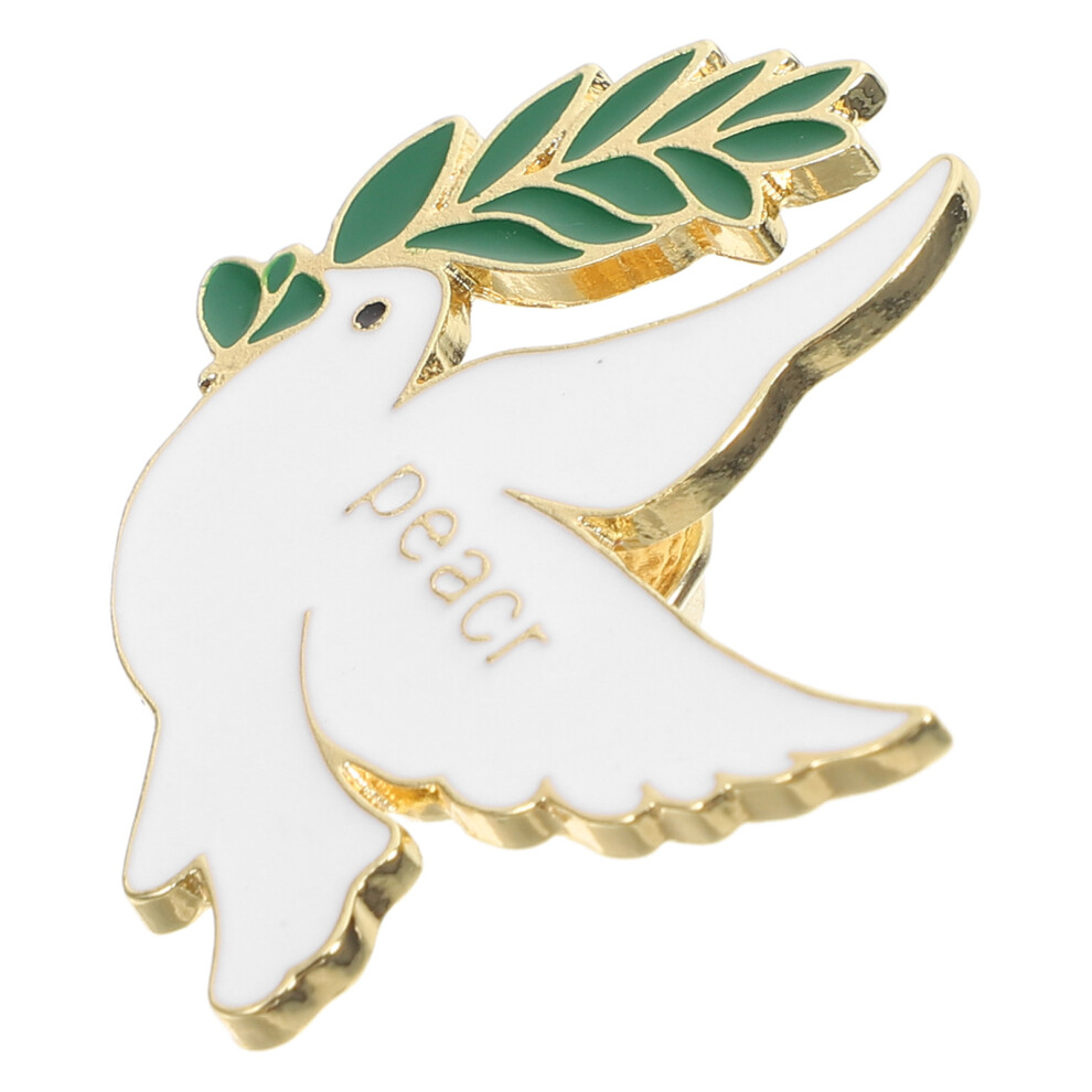 Totority Brooch Pin For Women Vintage Peace Dove Lapel Decoration Pink,Green
