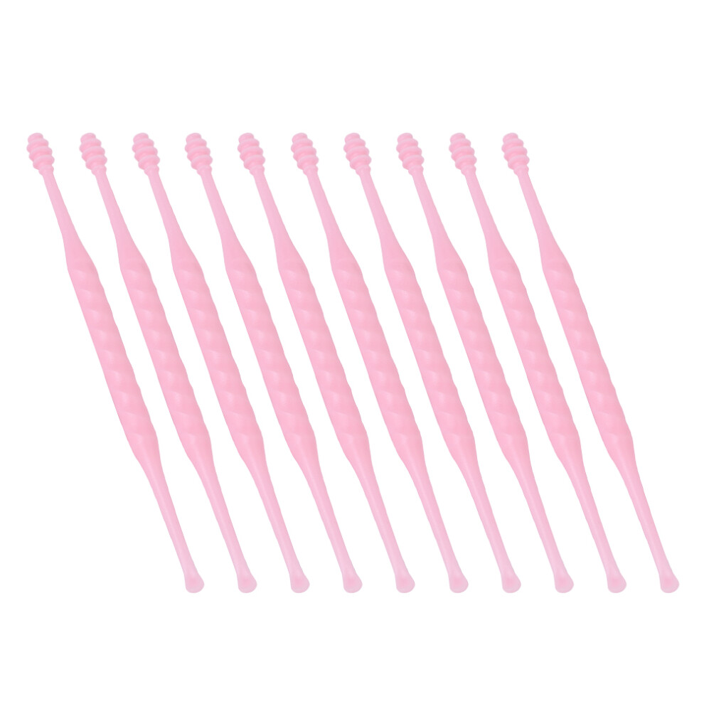 Ohphcall 10Pcs Spiral Ear Wax Cleaner Plastic Ear Pick Tool Kit