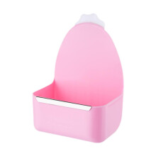 Cage Hanging Food Bowl For Ferret And Hamster, Pink, Easy To Clean, Dish Feeder And Water Dish, Premium Stable
