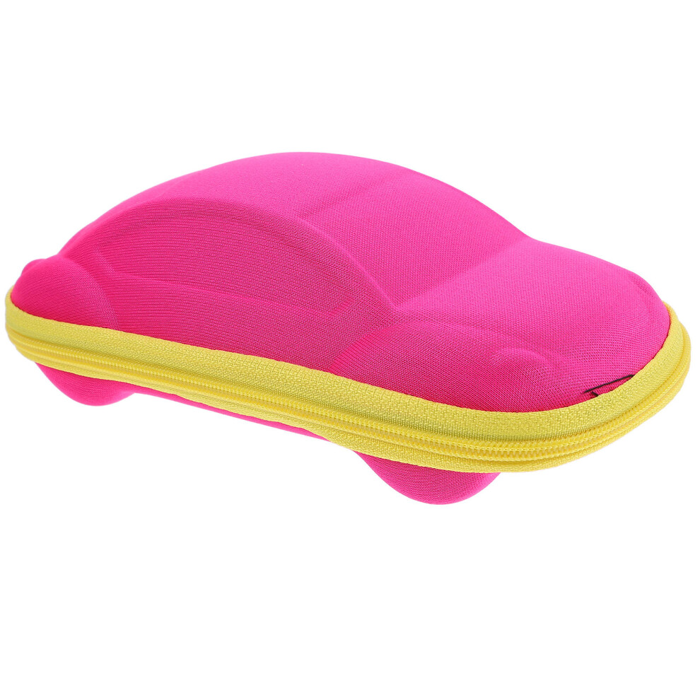 Totority Car Shaped Glasses Case With Zipper Portable Organizer For Kids