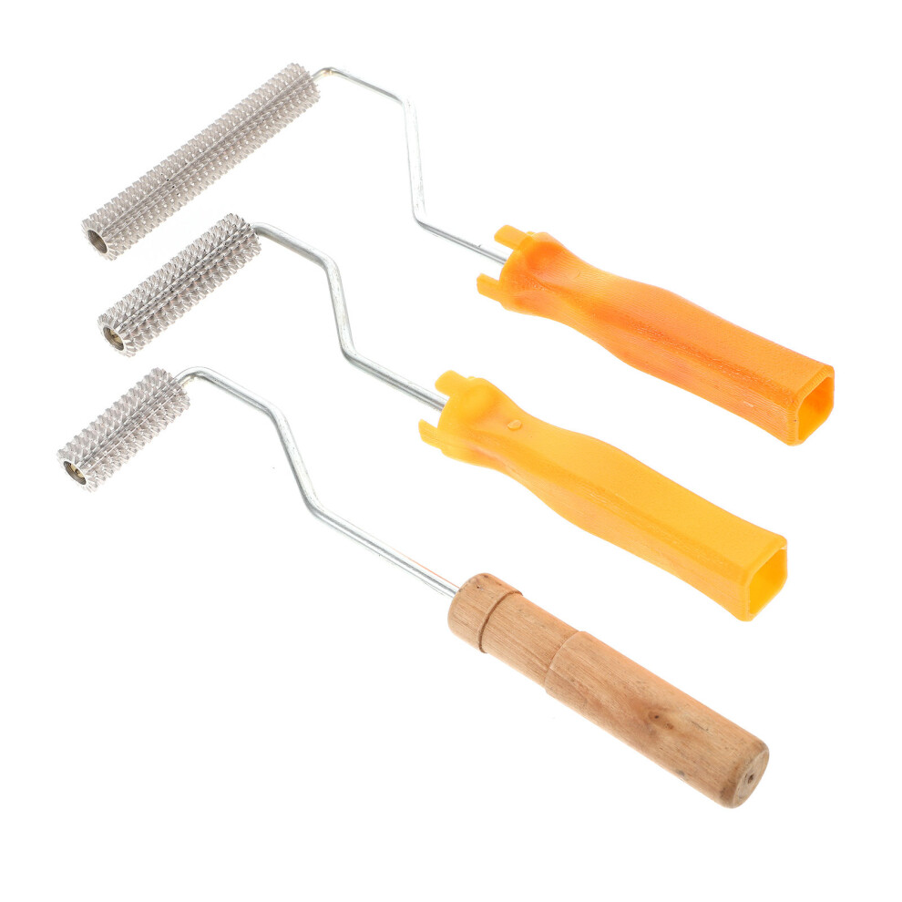 3Pcs Fiberglass Roller Kit For Resin Laminating With Bubble Rollers 3212096179622