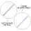 Adjustable Clothing Rod Iron Round 1set For Bathroom Use 6