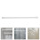 Adjustable Clothing Rod Iron Round 1set For Bathroom Use 9