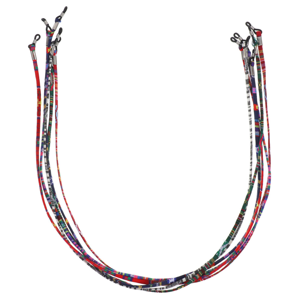 Ohphcall 6 Pcs Glasses Chain Lanyard Eye Holder Around Neck Eyeglass Strap