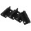 4 pcs sliding barn door floor guide bracket hardware kit 1