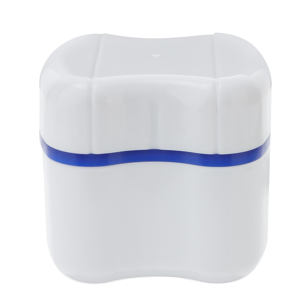 Ohphcall Denture Box Case With Rinsing Basket