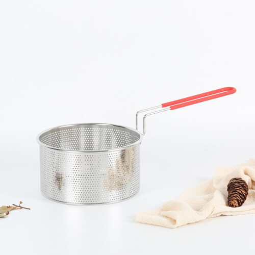 Stainless Steel Colander Scoop 18cm Noodle Strainer 2