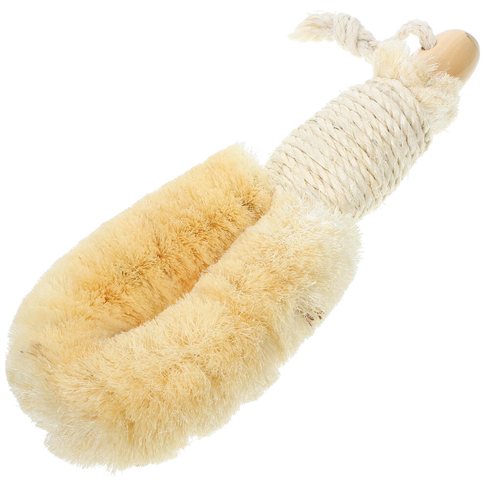 Ohphcall Exfoliating Bath Brush With Wood Handle