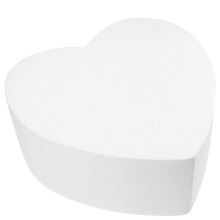 Wit Schuim Hart Cake Dummy Model Voor Bak En Feest
