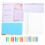 Worgeous Refillable Notebook Tiny Notebook 17.00x8.80x0.10cm 6