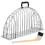 Cat Grooming Cage Metal Bathing Cage with Brush 1