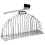 Cat Grooming Cage Metal Bathing Cage with Brush 7