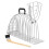 Cat Grooming Cage Metal Bathing Cage with Brush 3