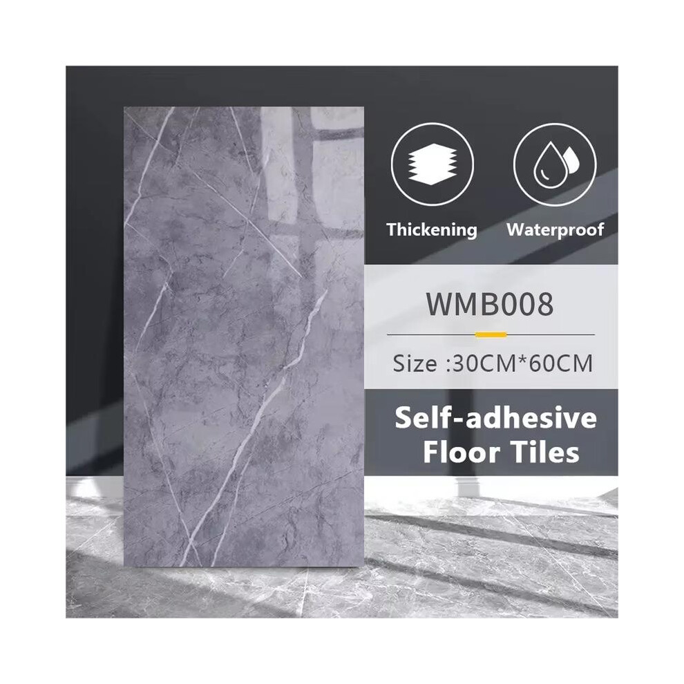(Wmb008, 10 Pack) 10~20Pcs Bathroom Wall Panels Pvc Cladding Shower Wet Wall Tile Marble Effect Decor Decorative Kitchen Moisture-Proof Self-Adhesive 5021832441064