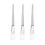 3pcs Transparent Crystal Rod Face Applicator Brush for Mask 8