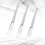 3pcs Transparent Crystal Rod Face Applicator Brush for Mask 2