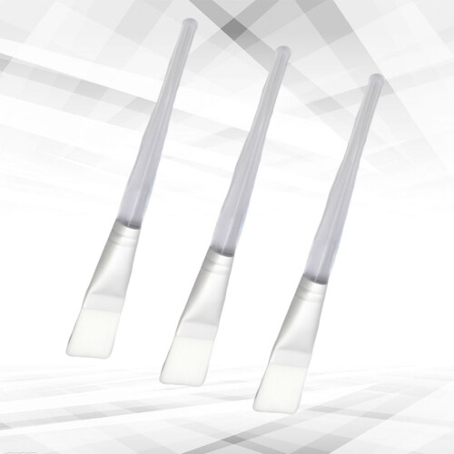 3pcs Transparent Crystal Rod Face Applicator Brush for Mask 1