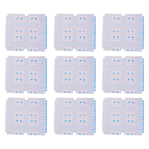 16pcs Self-Adhesive Waterproof Plastic Book Covers