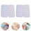 16pcs Self-Adhesive Waterproof Plastic Book Covers 8