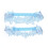 2pcs Wedding Garter Set for Bride Women (Sky-Blue) 10