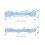 2pcs Wedding Garter Set for Bride Women (Sky-Blue) 2