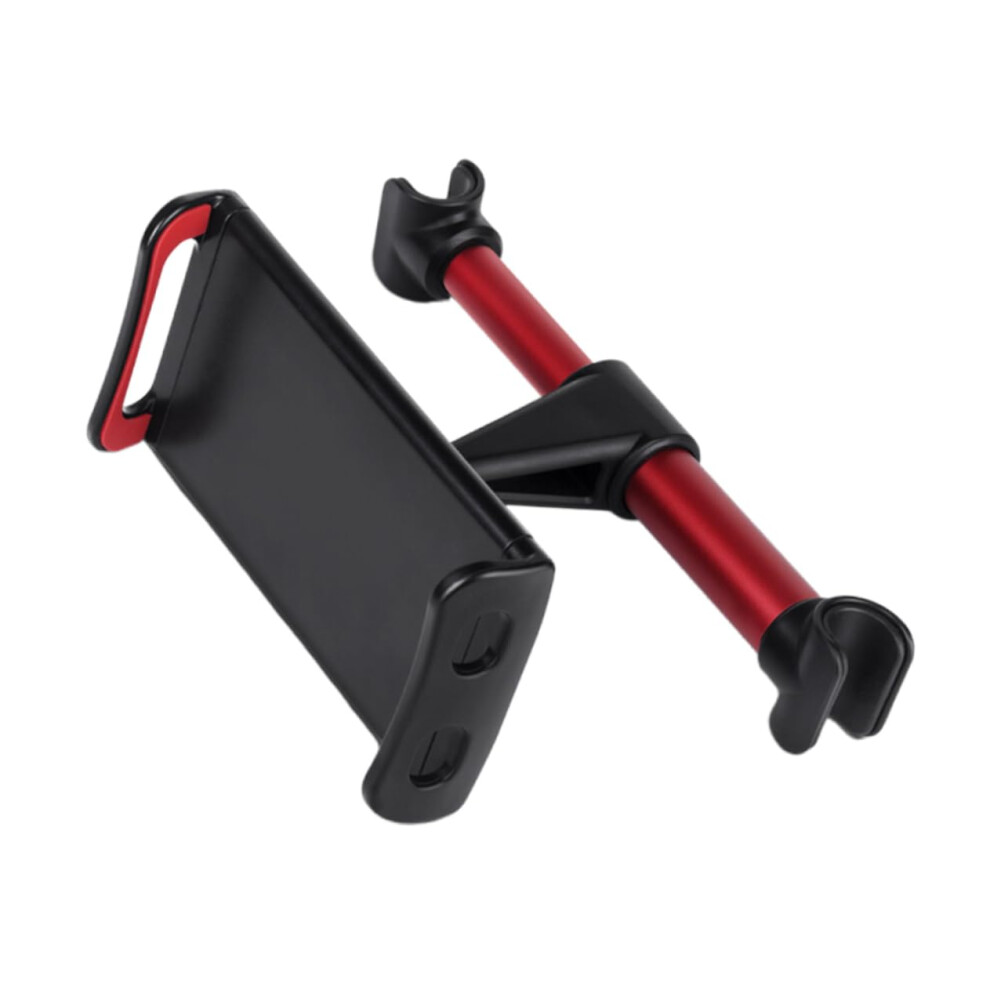 Car Headrest Bracket For Phone Tablet Holder One Piece Easy To Install Compatible With All Smartphones Red 6447073701405