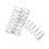 Raindrops Silver Trumpet Spring 3set 1.9x0.6in 1