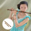 Portable Flute Musical Instrument Assorted Color 1set 4