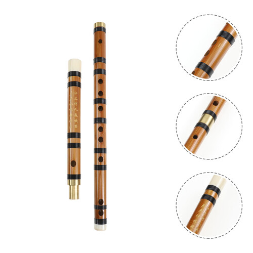 Portable Flute Musical Instrument Assorted Color 1set 1