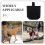 Dog Training Pouch with Hook for Outdoor Use Black 5