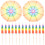 50pcs Fruit Picks Cocktail Umbrella Food Decorations 10