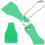 10 Pcs Label Tool Plastic Card Ticket Green 10