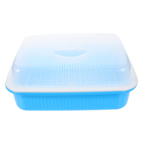 Portabicchieri E Stoviglie Asciugatura Blu in PP Resistente 2