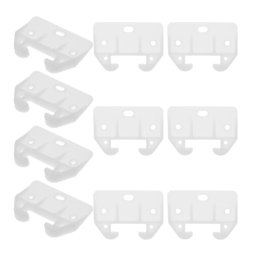 10 pezzi guide per cassetti in plastica, sostituzione scorrevole 1