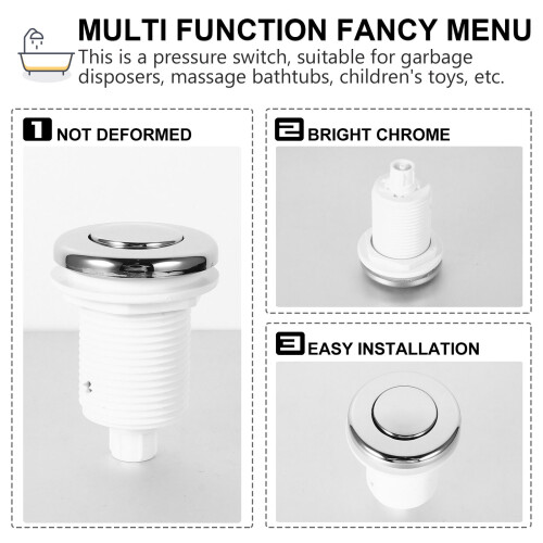 Spa Button Pressure Switch Abs 1 Pc 2
