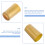 200pcs Heat Shrink Capsules Golden 8