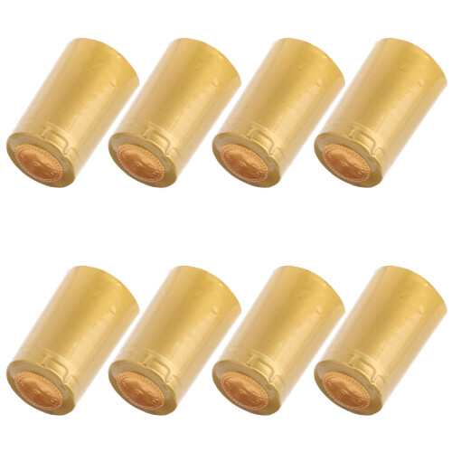 200pcs Heat Shrink Capsules Golden 2
