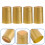 200pcs Heat Shrink Capsules Golden 2