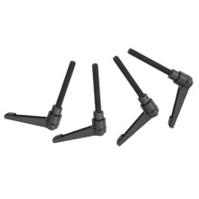 4 Stück Zinklegierung Maschinenknöpfe mit M8-Gewinde, verstellbarer 70 mm Griff
