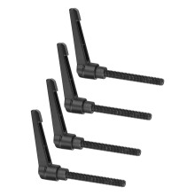 4 Stück verstellbare Metallgriffe für Maschinen, M8 Metallgewinde, 32 mm Länge